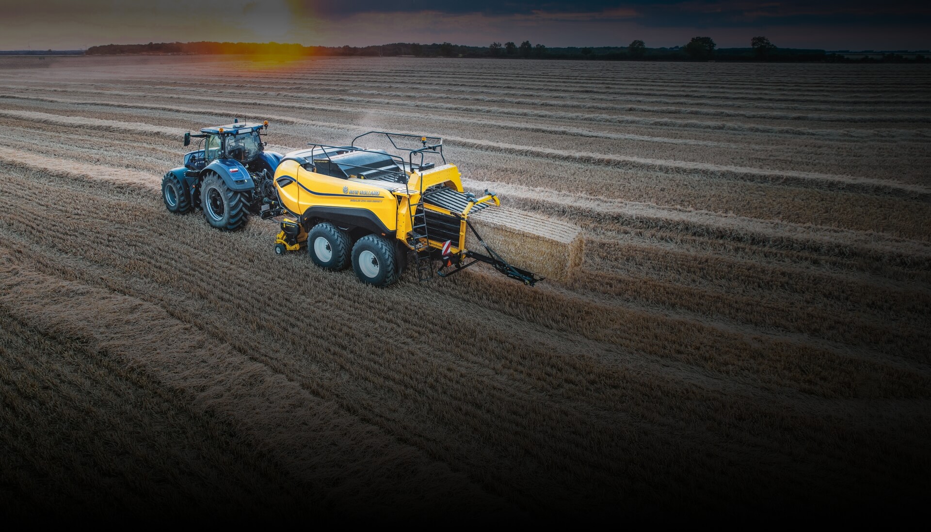New big baler high density new holland en nhag